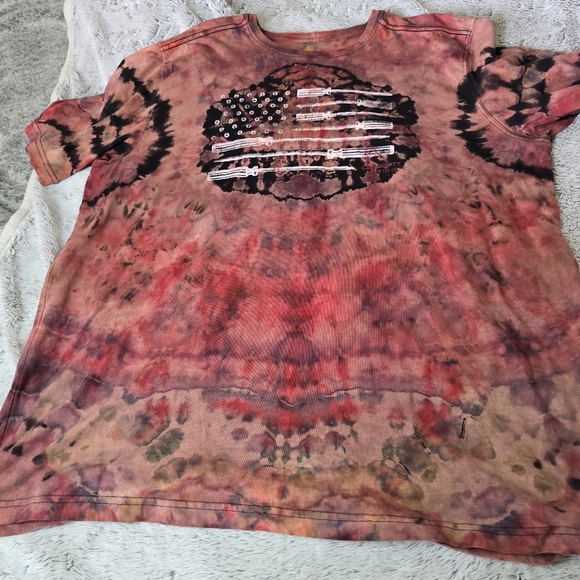 🛑⛏️👉-NWOT Men's Tie Dye Carhartt- 2xl- One of a Kind! - Picture 2 of 14